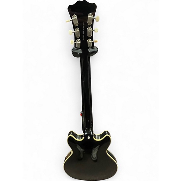 Used D'Angelico EXCEL MINI DC TOUR Black Hollow Body Electric Guitar