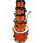 Used Crush Drums & Percussion 5 Piece Chameleon Birch Burnt Orange Drum Kit thumbnail