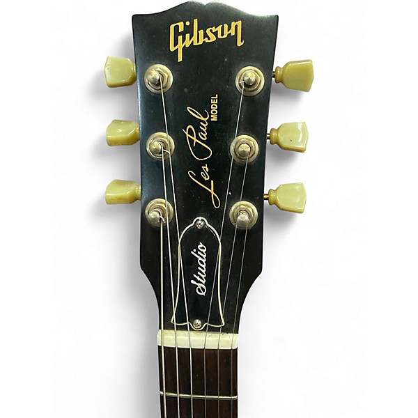 Used 2010 Gibson Les Paul Studio Faded Ebony Solid Body Electric Guitar