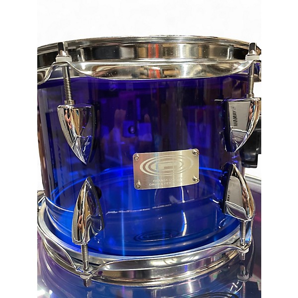 Used Orange County Drum & Percussion 10in Limited Acrylic Drum Nightglow Fade Drum