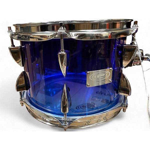 Used Orange County Drum & Percussion 10in Limited Acrylic Drum Nightglow Fade Drum