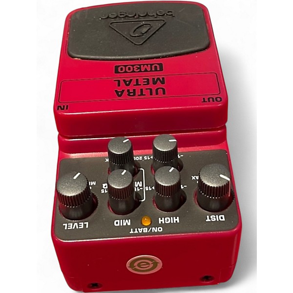 Used Behringer UM300 Ultra Metal Distortion Effect Pedal