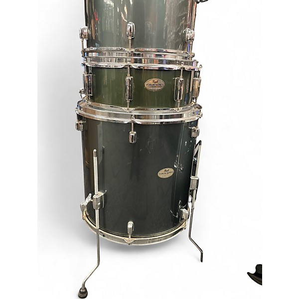 Used Pearl 5 Piece Forum Green Drum Kit