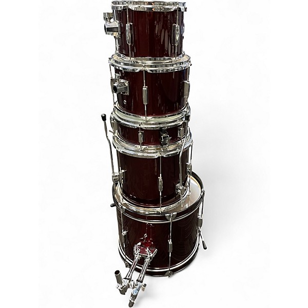 Used Rogue 5 Piece 5 PIECE JR KIT ReD Drum Kit