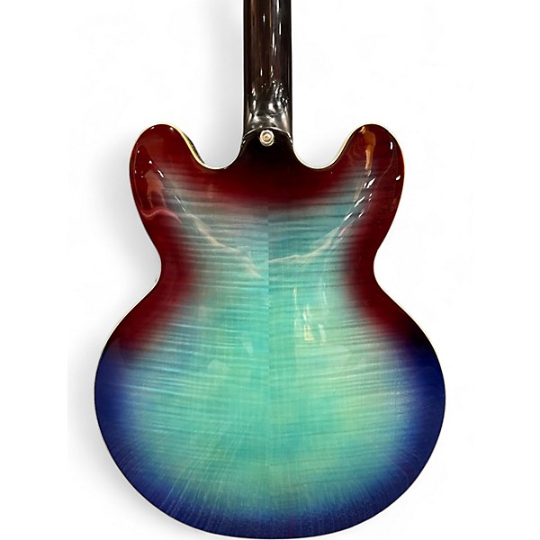 Used Epiphone Inspired by Gibson ES335 Figured Blueberry Burst Hollow Body Electric Guitar