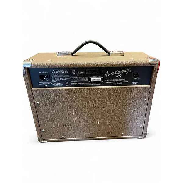 Used Fender Acoustasonic Jr 40 Acoustic Guitar Combo Amp