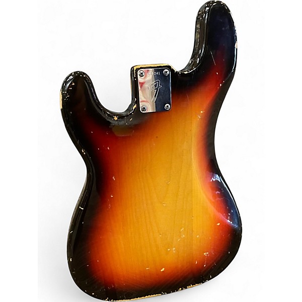 Vintage 1968 Fender Precision Bass 3 Tone Sunburst Electric Bass Guitar