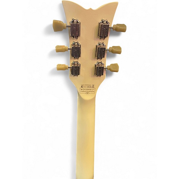 Used Schecter Guitar Research Ultra III Cream Solid Body Electric Guitar