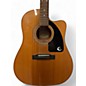 Used Epiphone AJ100CE Natural Acoustic Electric Guitar