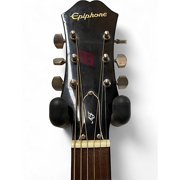 Used Epiphone AJ100CE Natural Acoustic Electric Guitar