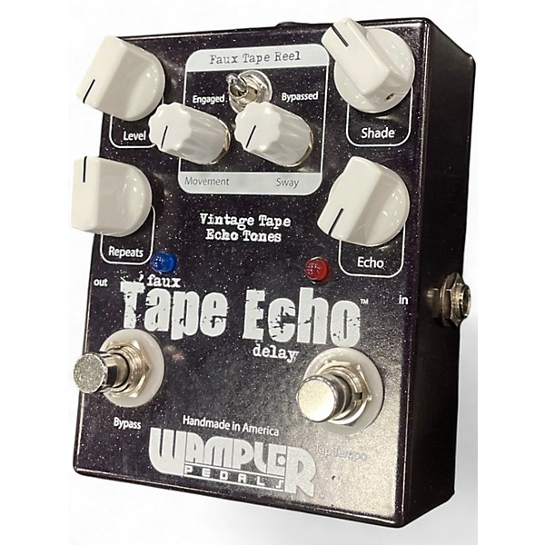 Used Wampler Faux Tape Echo Delay Effect Pedal