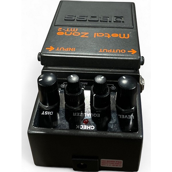 Used BOSS MT2 Metal Zone Distortion Effect Pedal