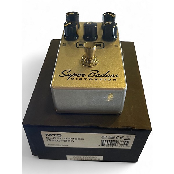 Used MXR M75 Super Badass Distortion Effect Pedal