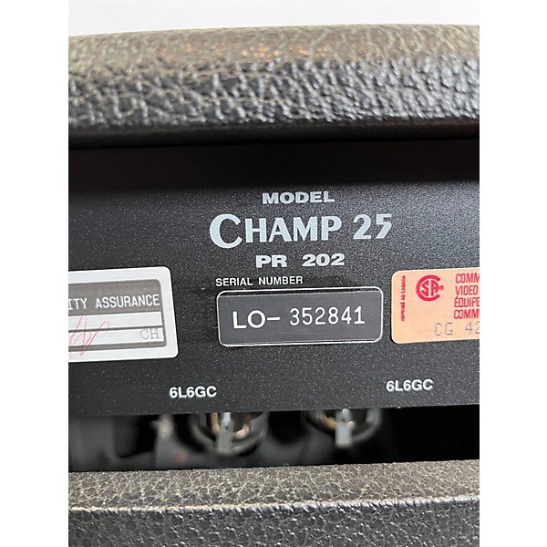 Used Fender CHAMP 25 Tube Guitar Combo Amp