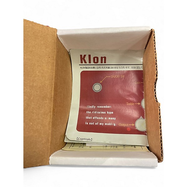 Used Klon KTR Effect Pedal