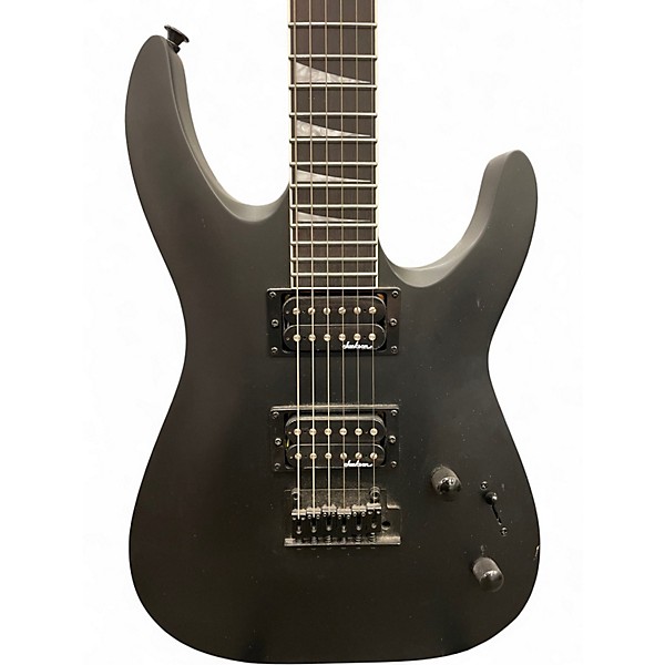 Used Jackson JS22 Dinky Black Solid Body Electric Guitar