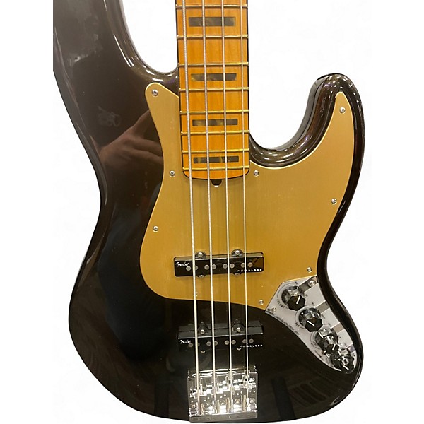 Used Fender American Ultra Jazz Bass Brown Electric Bass Guitar