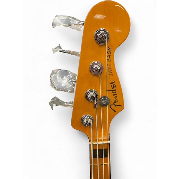 Used Fender American Ultra Jazz Bass Brown Electric Bass Guitar