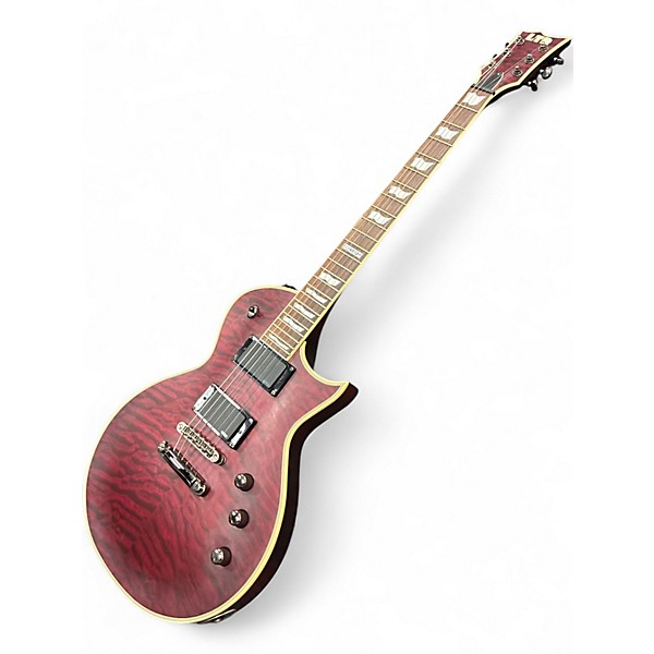 Used 2020s ESP LTD EC401 Trans Red Solid Body Electric Guitar