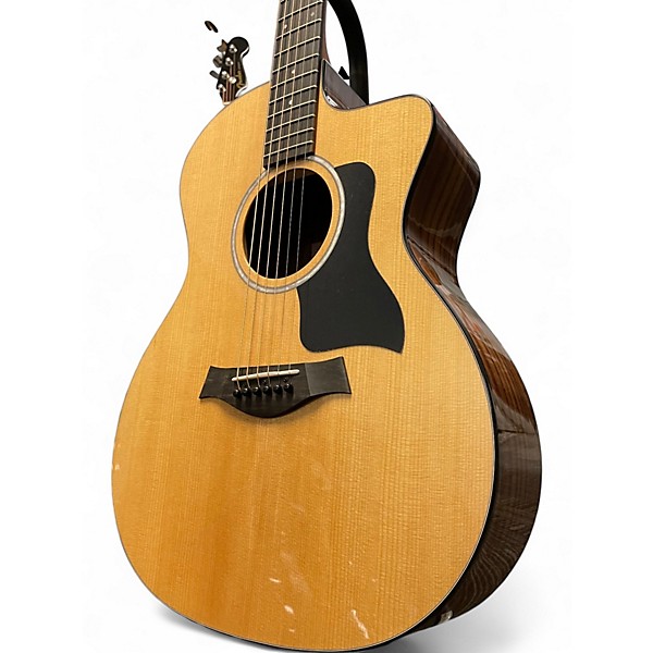 Used Taylor 214CE Plus Natural Acoustic Electric Guitar