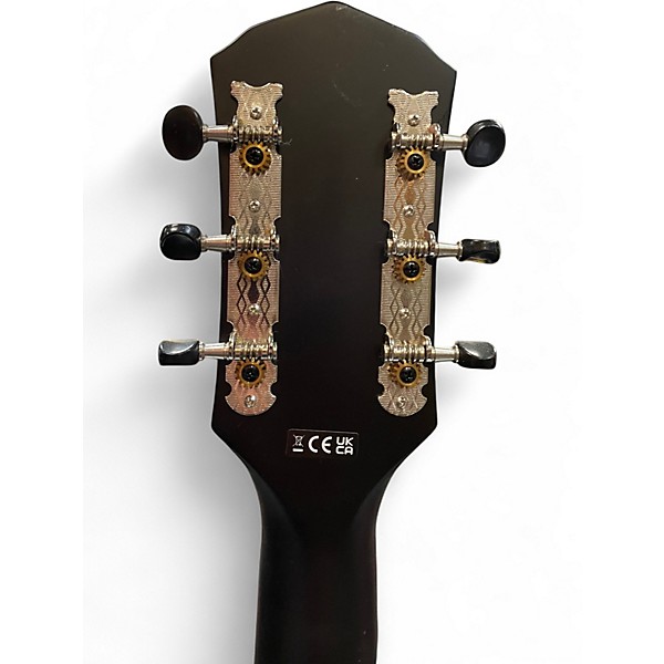 Used Fender Tim Armstrong Hellcat checkerboard Acoustic Electric Guitar