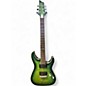 Used Schecter Guitar Research C1 Platinum Green Solid Body Electric Guitar thumbnail