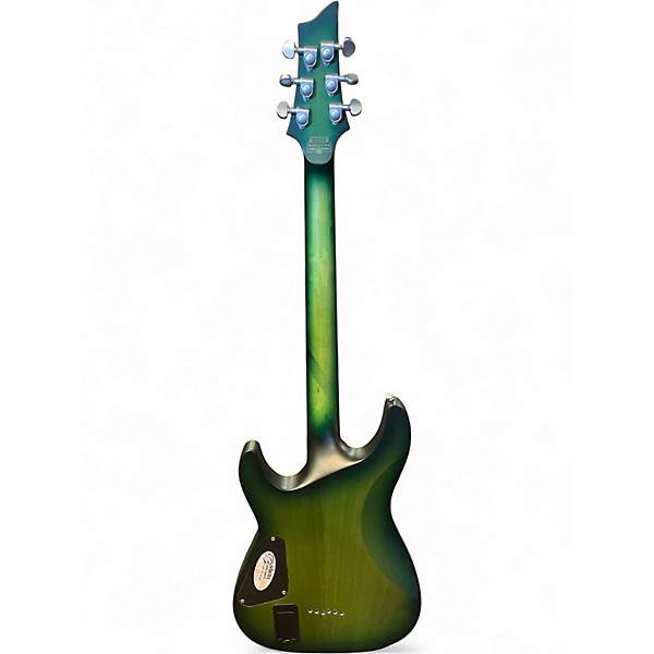 Used Schecter Guitar Research C1 Platinum Green Solid Body Electric Guitar