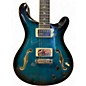 Used PRS SE Hollowbody II Piezo Blue Hollow Body Electric Guitar