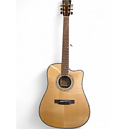 Used Zager ZAD 900 CE Natural Acoustic Electric Guitar