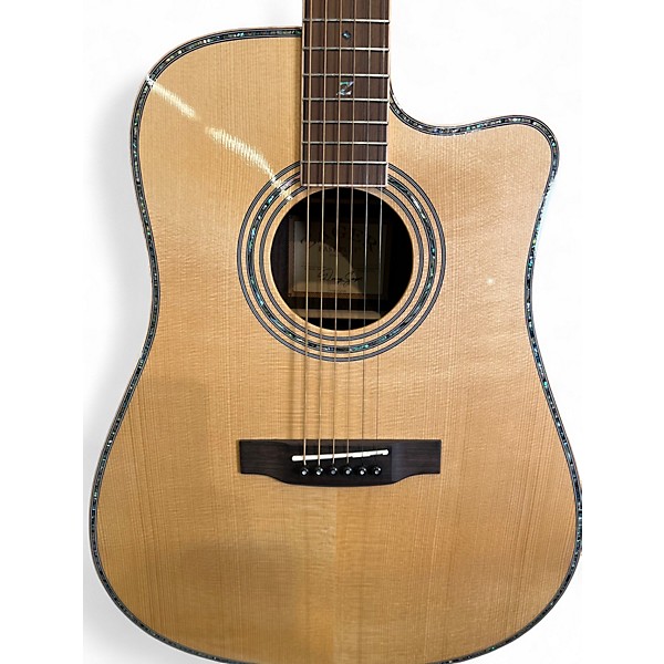 Used Zager ZAD 900 CE Natural Acoustic Electric Guitar