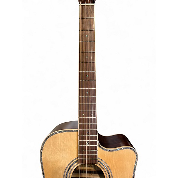 Used Zager ZAD 900 CE Natural Acoustic Electric Guitar