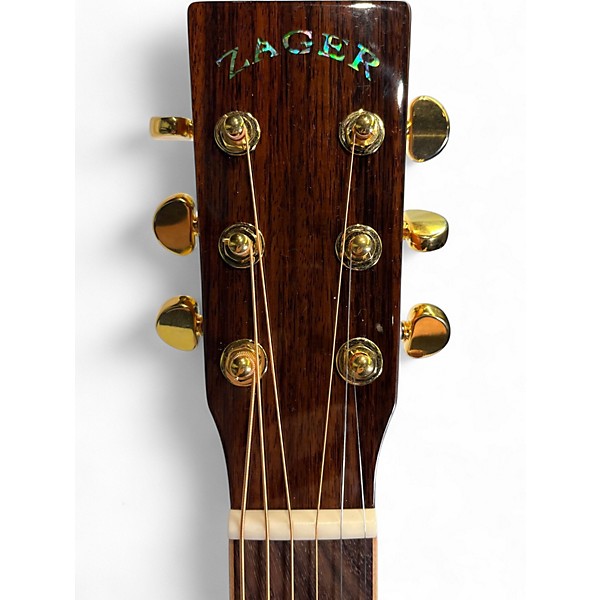 Used Zager ZAD 900 CE Natural Acoustic Electric Guitar