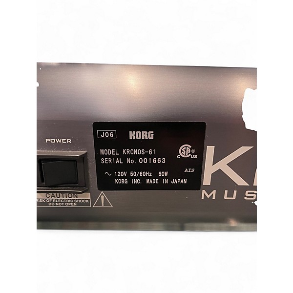 Used KORG Kronos X61 61 Key Keyboard Workstation