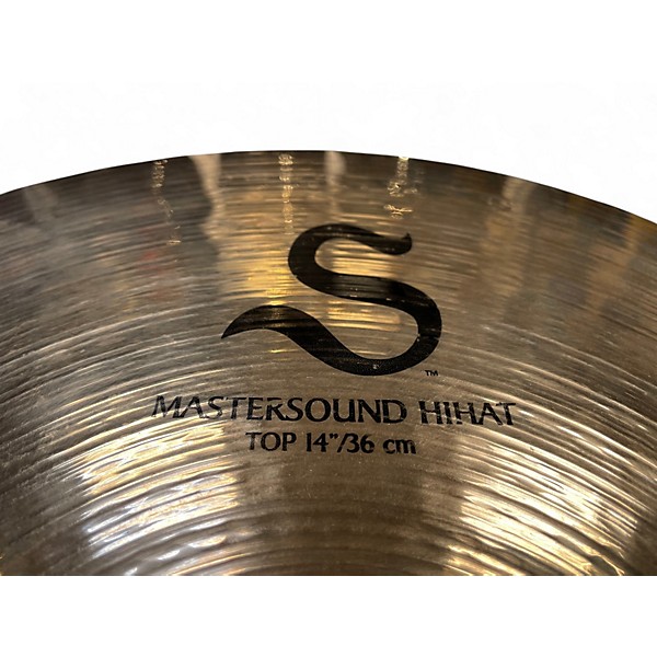 Used Zildjian 14in S Family Mastersound Hi-Hats Pair Cymbal