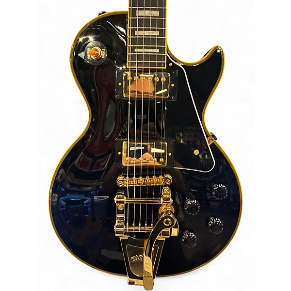 Used Epiphone Joe Bonamassa '59 Les Paul Custom Antique Ebony Solid Body Electric Guitar