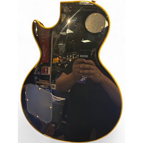 Used Epiphone Joe Bonamassa '59 Les Paul Custom Antique Ebony Solid Body Electric Guitar