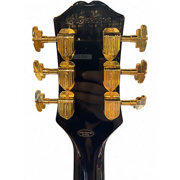 Used Epiphone Joe Bonamassa '59 Les Paul Custom Antique Ebony Solid Body Electric Guitar