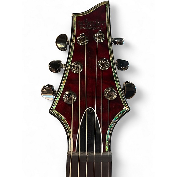 Used Schecter Guitar Research Hellraiser C1 Black Cherry Solid Body Electric Guitar