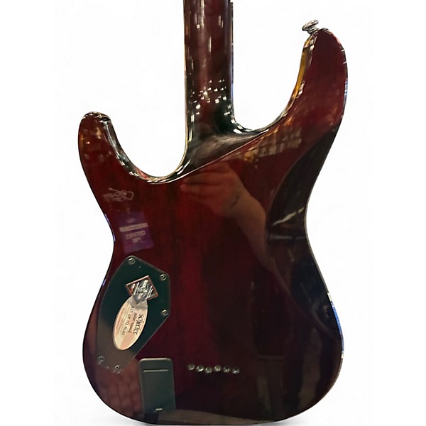 Used Schecter Guitar Research Hellraiser C1 Black Cherry Solid Body Electric Guitar