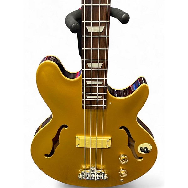 Used Epiphone Jack Casady Signature Gold Electric Bass Guitar