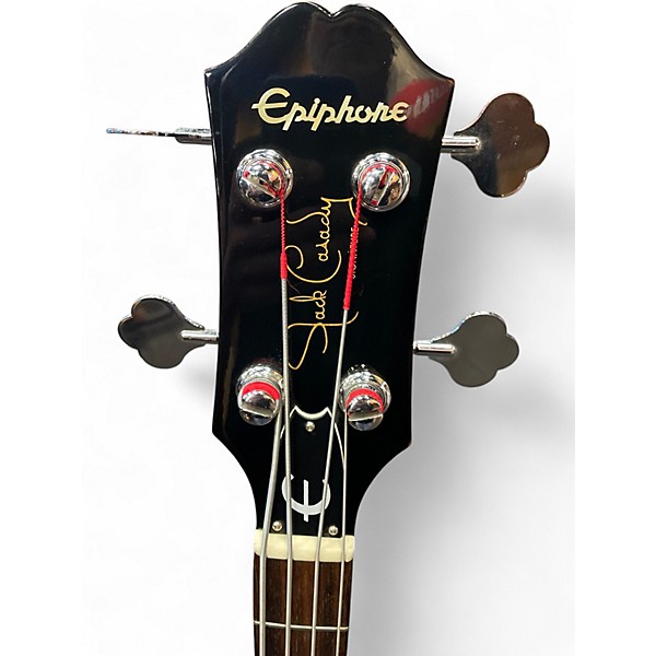Used Epiphone Jack Casady Signature Gold Electric Bass Guitar