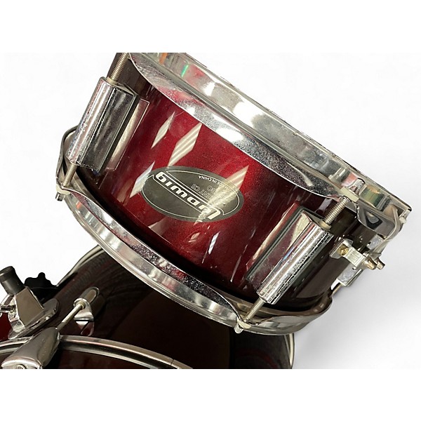Used Ludwig 5 Piece Accent CS Wine Red Drum Kit