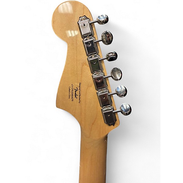 Used Squier STRATOSONIC Vintage Blonde Solid Body Electric Guitar