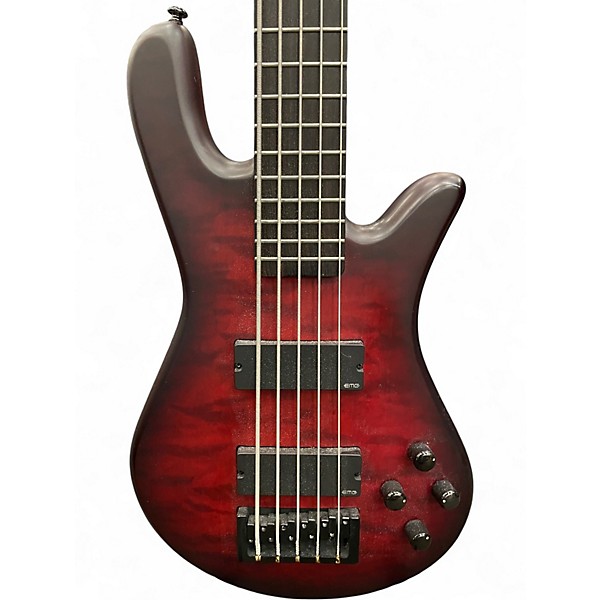 Used Spector NS PULSE 5- STRING Black Cherry Electric Bass Guitar