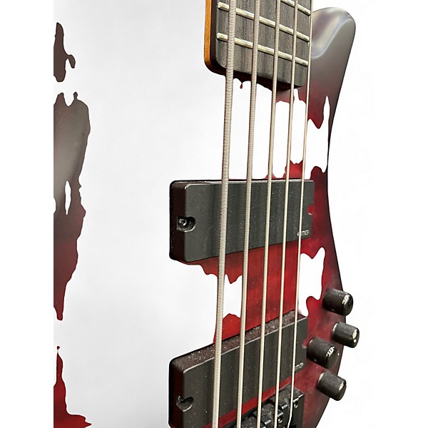 Used Spector NS PULSE 5- STRING Black Cherry Electric Bass Guitar