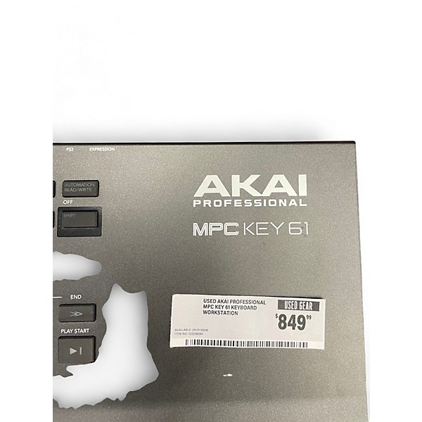 Used Akai Professional MPC Key 61 Keyboard Workstation
