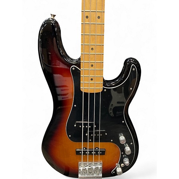 Used Fender Player Precision Bass 3 Tone Sunburst Electric Bass Guitar