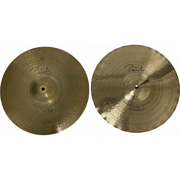 Used Paiste 14in Signature Sound Edge Hi Hat Pair Cymbal
