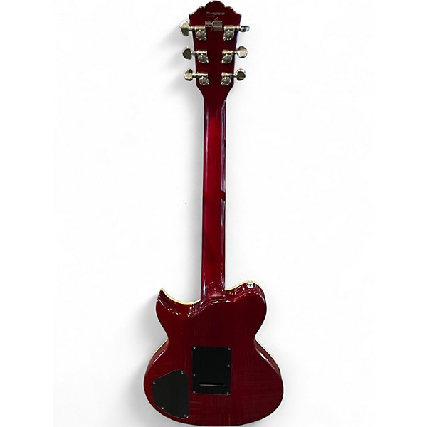 Used Washburn WI-66V Trans Red Solid Body Electric Guitar