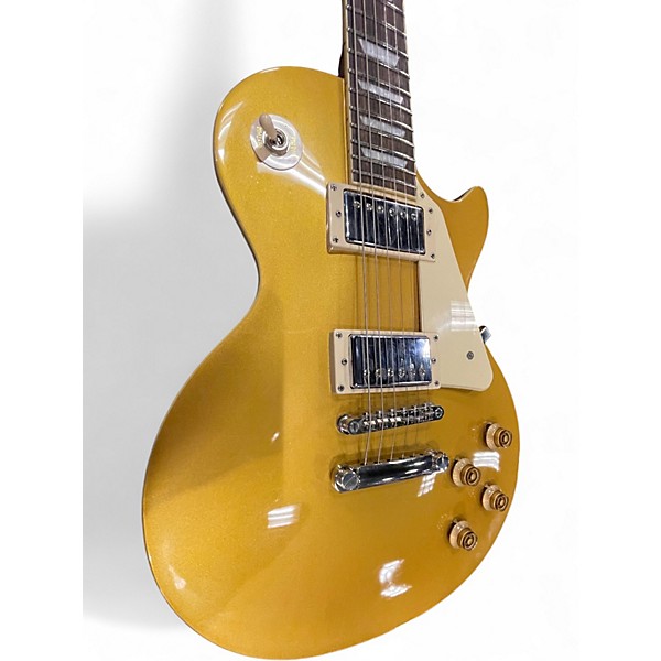 Used 2022 Epiphone Les Paul Standard Gold Top Solid Body Electric Guitar